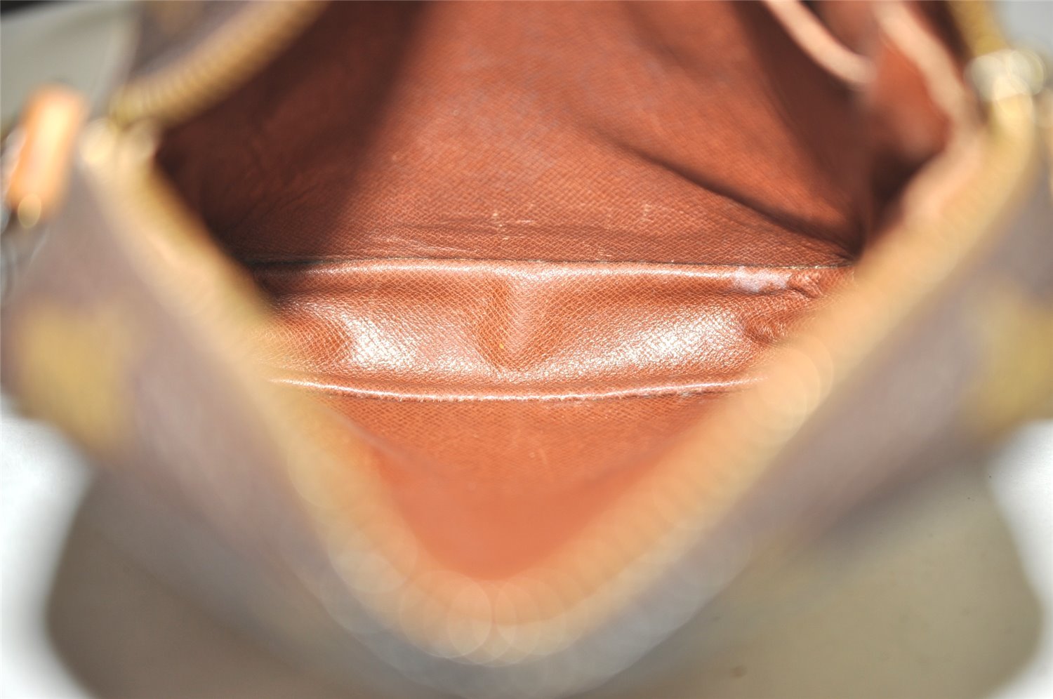 Authentic Louis Vuitton Monogram Danube Shoulder Cross Bag M45266 Junk 9776I