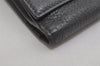 Authentic FENDI Peeka Boo Long Wallet Purse Leather Gray Box 9776J