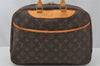 Authentic Louis Vuitton Monogram Deauville Hand Bag M47270 LV Junk 9777I