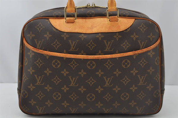 Authentic Louis Vuitton Monogram Deauville Hand Bag M47270 LV Junk 9777I