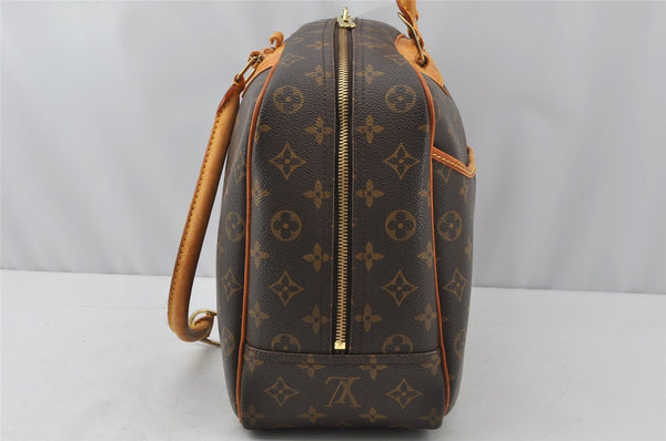 Authentic Louis Vuitton Monogram Deauville Hand Bag M47270 LV Junk 9777I