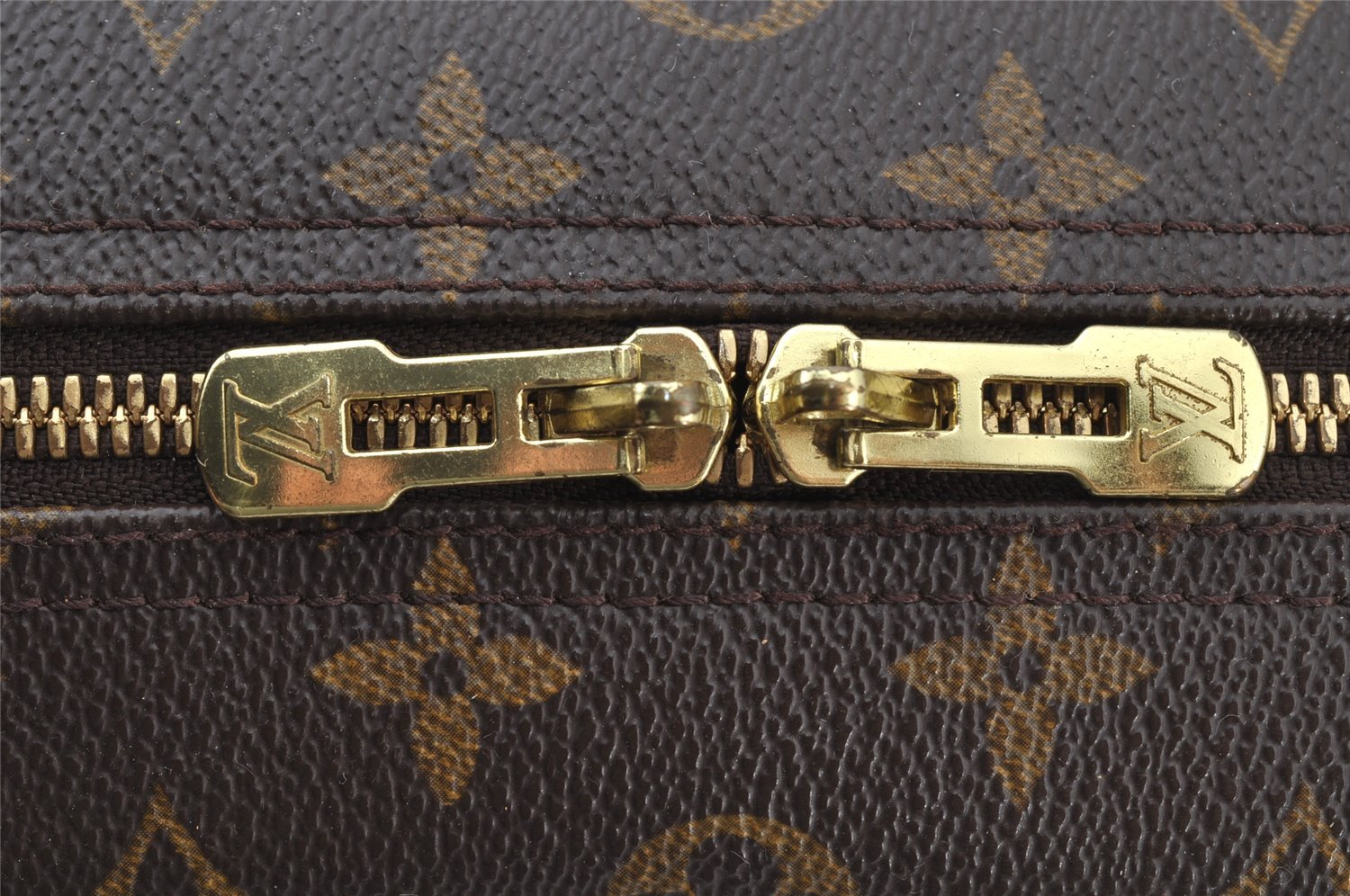 Authentic Louis Vuitton Monogram Deauville Hand Bag M47270 LV Junk 9777I