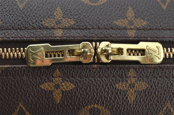 Authentic Louis Vuitton Monogram Deauville Hand Bag M47270 LV Junk 9777I