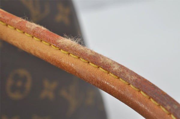 Authentic Louis Vuitton Monogram Deauville Hand Bag M47270 LV Junk 9777I