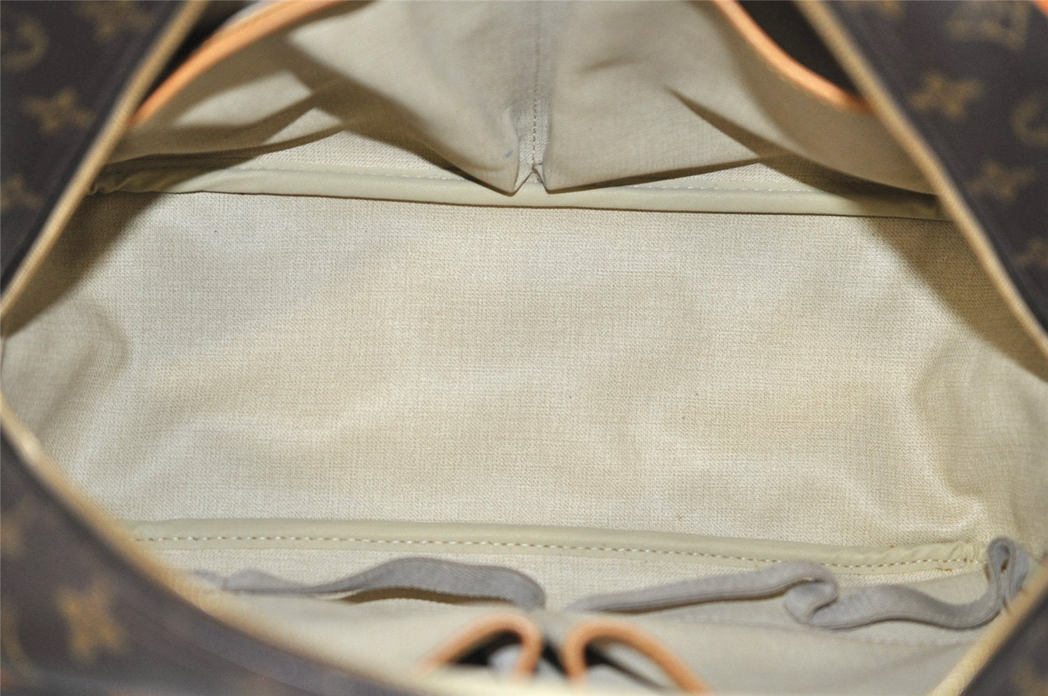 Authentic Louis Vuitton Monogram Deauville Hand Bag M47270 LV Junk 9777I