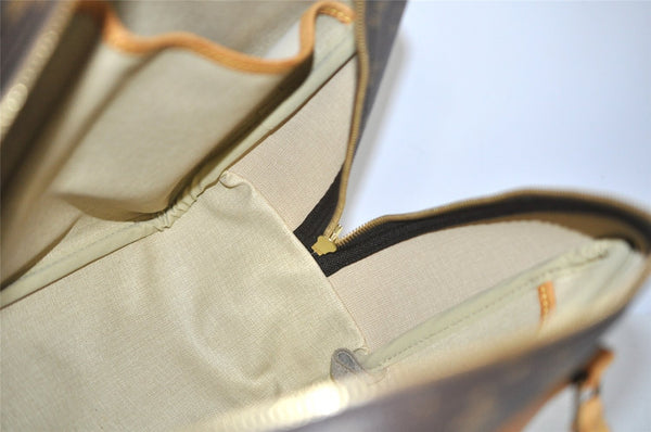 Authentic Louis Vuitton Monogram Deauville Hand Bag M47270 LV Junk 9777I