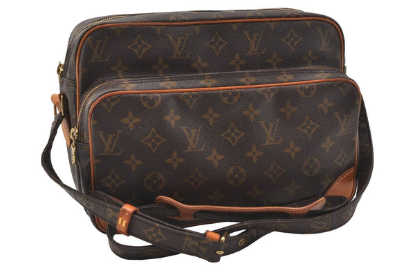 Authentic Louis Vuitton Monogram Nile Shoulder Cross Body Bag M45244 LV 9778I