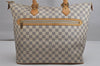 Authentic Louis Vuitton Damier Azur Saleya GM Shoulder Tote Bag N51184 LV 9779J