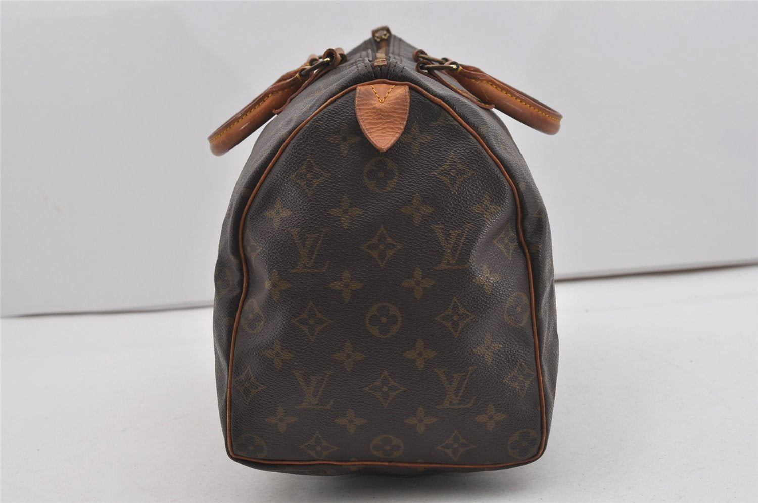 Authentic Louis Vuitton Monogram Speedy 35 Hand Boston Bag M41524 LV 9780I