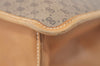 Authentic GUCCI Web Sherry Line Micro GG PVC Leather Tote Hand Bag Brown 9782J