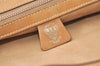 Authentic GUCCI Web Sherry Line Micro GG PVC Leather Tote Hand Bag Brown 9782J