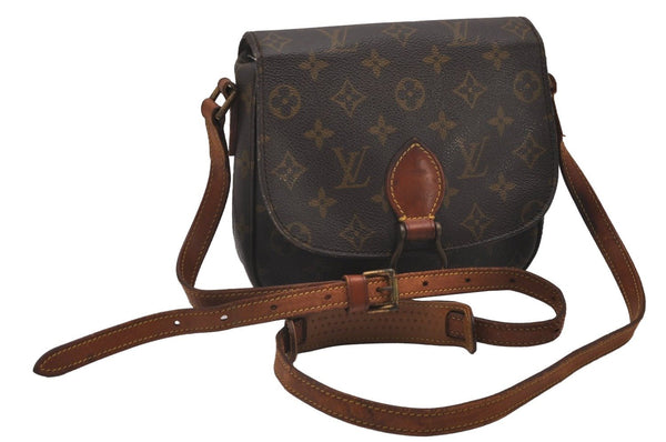 Authentic Louis Vuitton Monogram Saint Cloud MM M51243 Shoulder Cross Bag 9783I