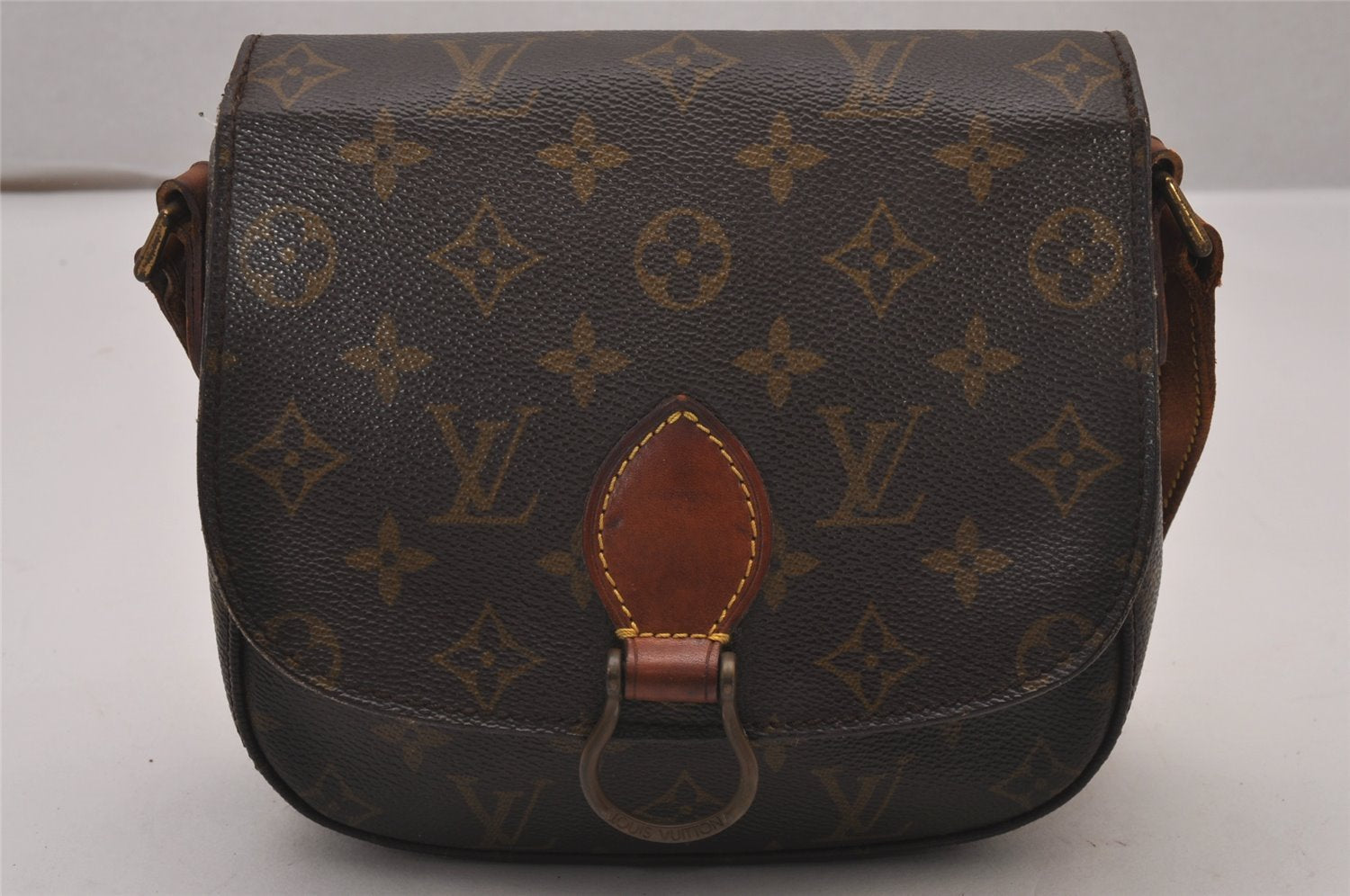 Authentic Louis Vuitton Monogram Saint Cloud MM M51243 Shoulder Cross Bag 9783I