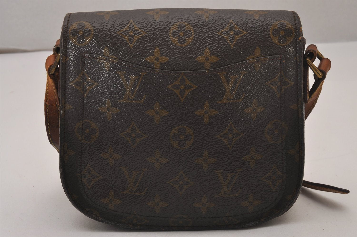 Authentic Louis Vuitton Monogram Saint Cloud MM M51243 Shoulder Cross Bag 9783I