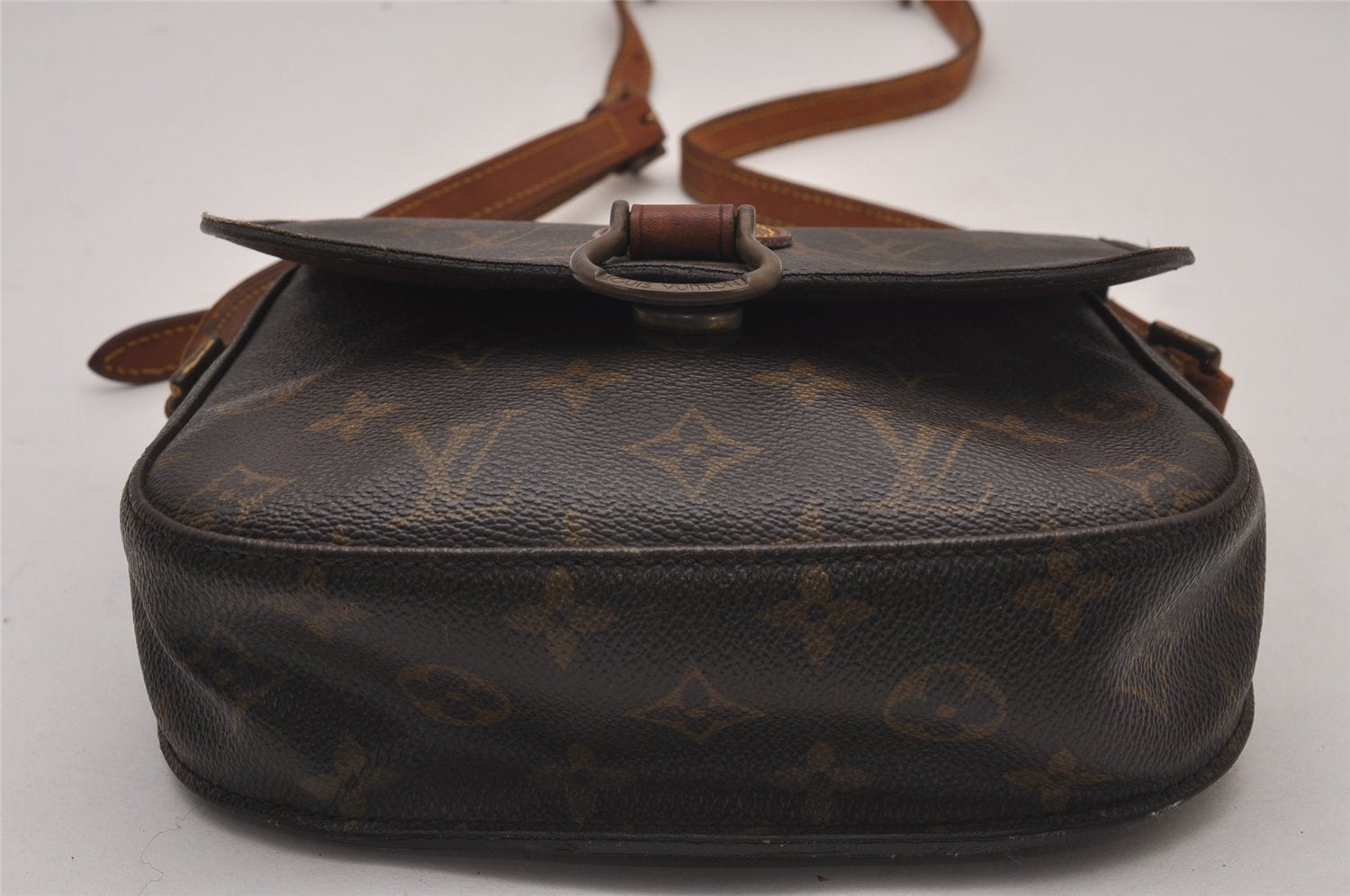 Authentic Louis Vuitton Monogram Saint Cloud MM M51243 Shoulder Cross Bag 9783I