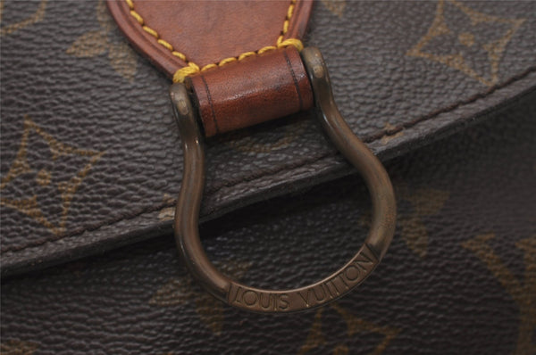 Authentic Louis Vuitton Monogram Saint Cloud MM M51243 Shoulder Cross Bag 9783I