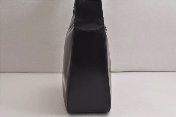 Authentic GUCCI Vintage Shoulder Hand Bag Purse Enamel Black Junk 9783J