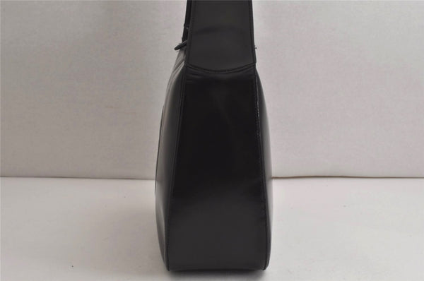 Authentic GUCCI Vintage Shoulder Hand Bag Purse Enamel Black Junk 9783J