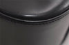 Authentic GUCCI Vintage Shoulder Hand Bag Purse Enamel Black Junk 9783J