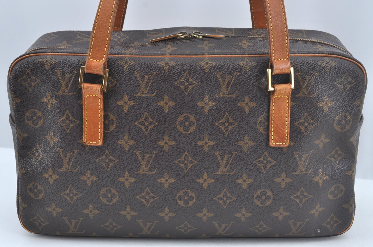 Authentic Louis Vuitton Monogram Cite GM Shoulder Bag M51181 LV Junk 9785I