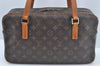 Authentic Louis Vuitton Monogram Cite GM Shoulder Bag M51181 LV Junk 9785I