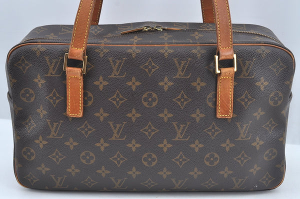 Authentic Louis Vuitton Monogram Cite GM Shoulder Bag M51181 LV Junk 9785I