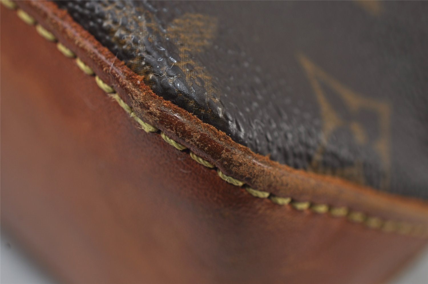 Authentic Louis Vuitton Monogram Trotteur Shoulder Cross Bag M51240 Junk 9786I