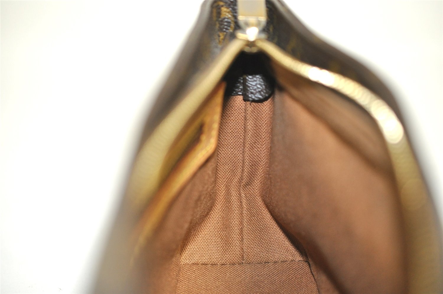 Authentic Louis Vuitton Monogram Trotteur Shoulder Cross Bag M51240 Junk 9786I