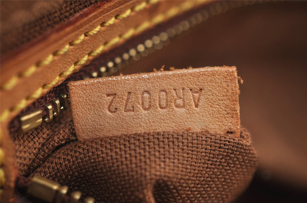 Authentic Louis Vuitton Monogram Trotteur Shoulder Cross Bag M51240 Junk 9786I