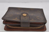 Authentic Louis Vuitton Monogram Compact Zip Bifold Wallet Purse M61667 LV 9786J