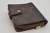 Authentic Louis Vuitton Monogram Compact Zip Bifold Wallet Purse M61667 LV 9786J