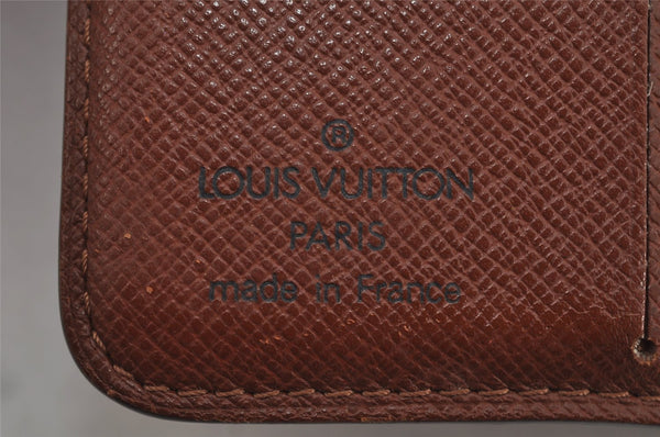 Authentic Louis Vuitton Monogram Compact Zip Bifold Wallet Purse M61667 LV 9786J