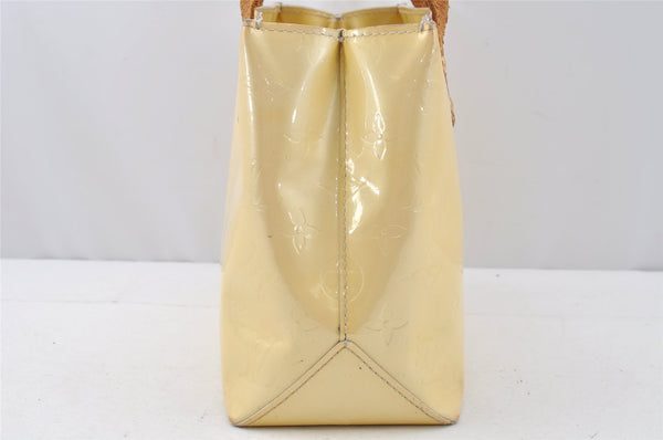 Authentic Louis Vuitton Vernis Reade PM Hand Bag Yellow M91145 LV 9787I