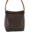 Authentic Louis Vuitton Monogram Looping GM Shoulder Bag M51145 LV 9788I