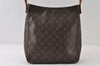 Authentic Louis Vuitton Monogram Looping GM Shoulder Bag M51145 LV 9788I