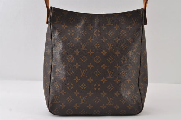 Authentic Louis Vuitton Monogram Looping GM Shoulder Bag M51145 LV 9788I