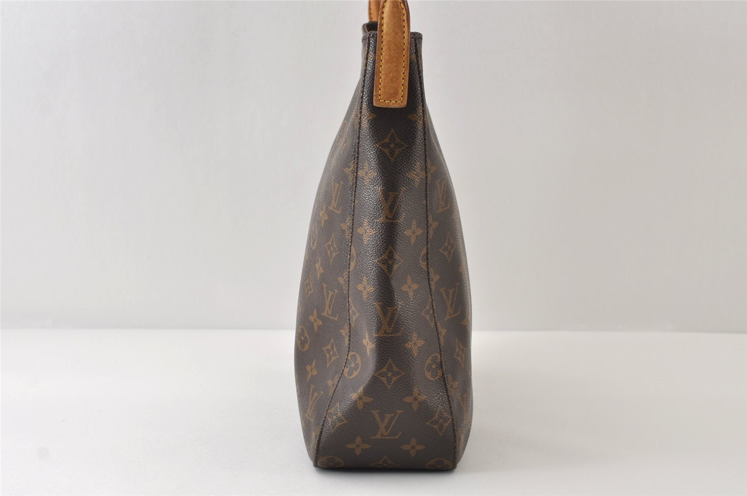 Authentic Louis Vuitton Monogram Looping GM Shoulder Bag M51145 LV 9788I