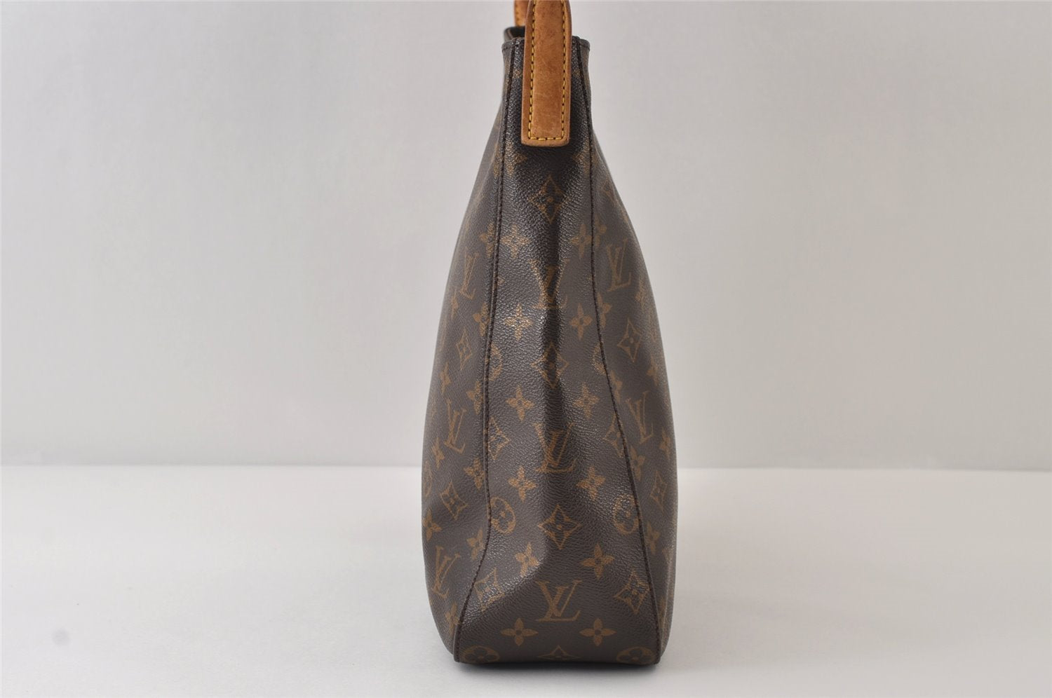 Authentic Louis Vuitton Monogram Looping GM Shoulder Bag M51145 LV 9788I