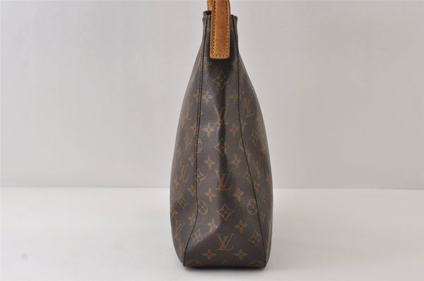 Authentic Louis Vuitton Monogram Looping GM Shoulder Bag M51145 LV 9788I