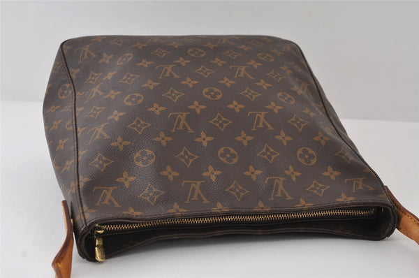 Authentic Louis Vuitton Monogram Looping GM Shoulder Bag M51145 LV 9788I