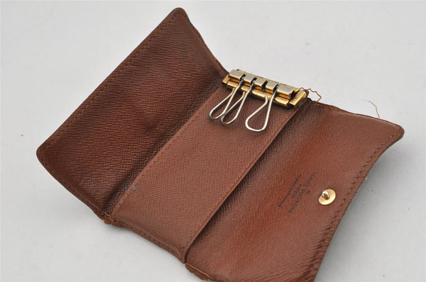 Authentic Louis Vuitton Monogram Multicles 4 Four Hooks Key Case M62631 LV 9788J