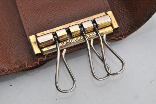 Authentic Louis Vuitton Monogram Multicles 4 Four Hooks Key Case M62631 LV 9788J