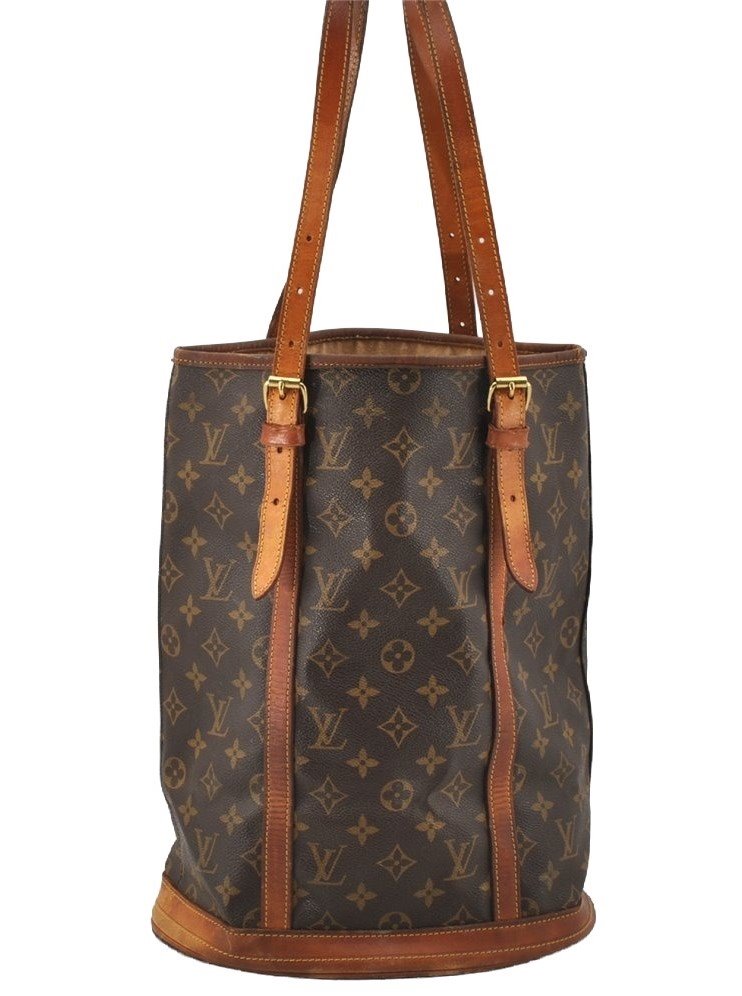 Authentic Louis Vuitton Monogram Bucket GM Shoulder Tote Bag M42236 LV 9789I