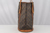 Authentic Louis Vuitton Monogram Bucket GM Shoulder Tote Bag M42236 LV 9789I