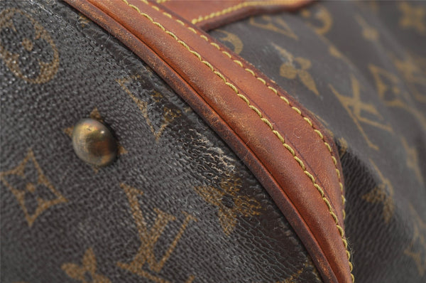 Authentic Louis Vuitton Monogram Bucket GM Shoulder Tote Bag M42236 LV 9789I