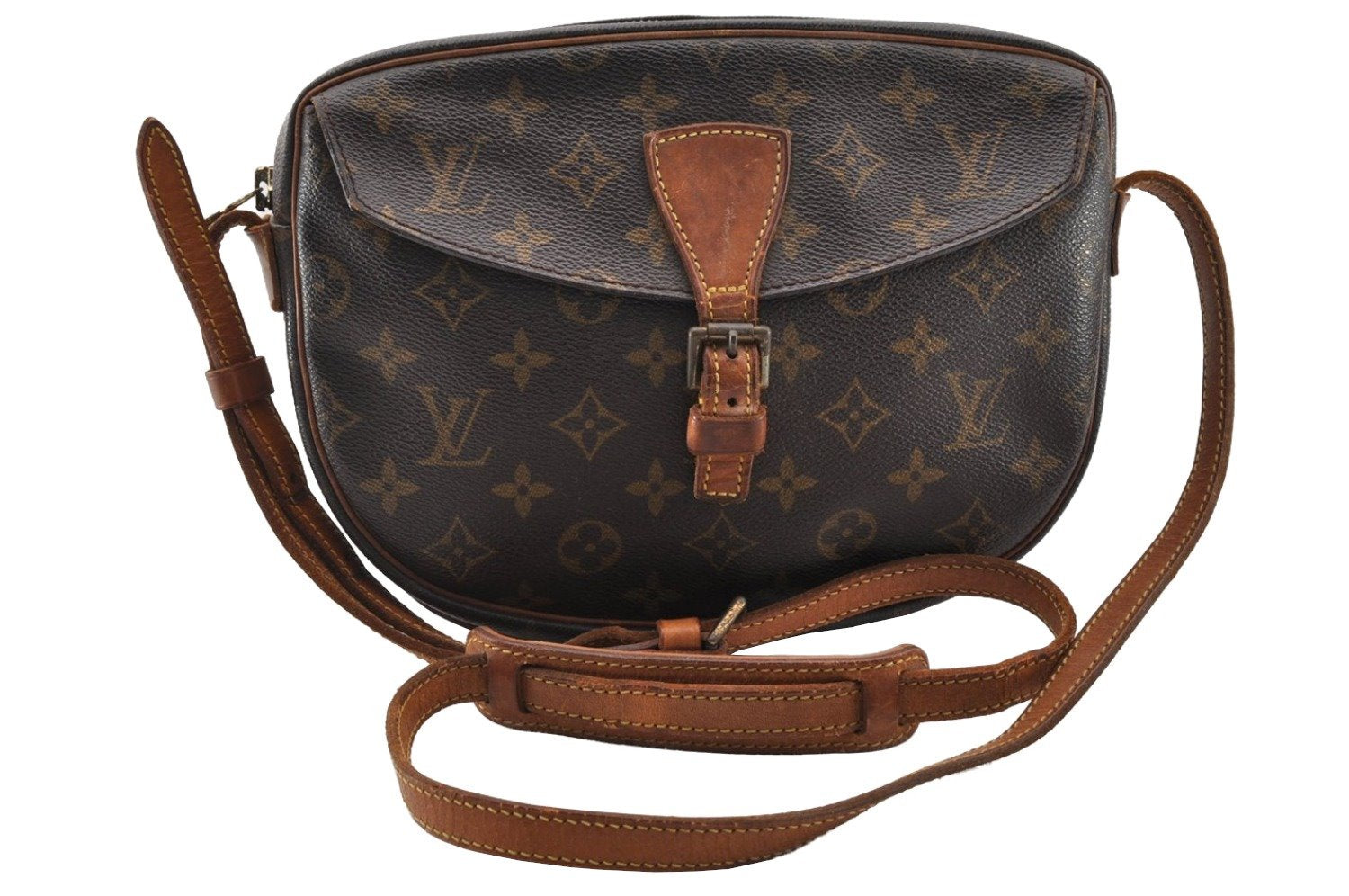 Authentic Louis Vuitton Monogram Jeune Fille MM M51226 Shoulder Cross Bag 9790I