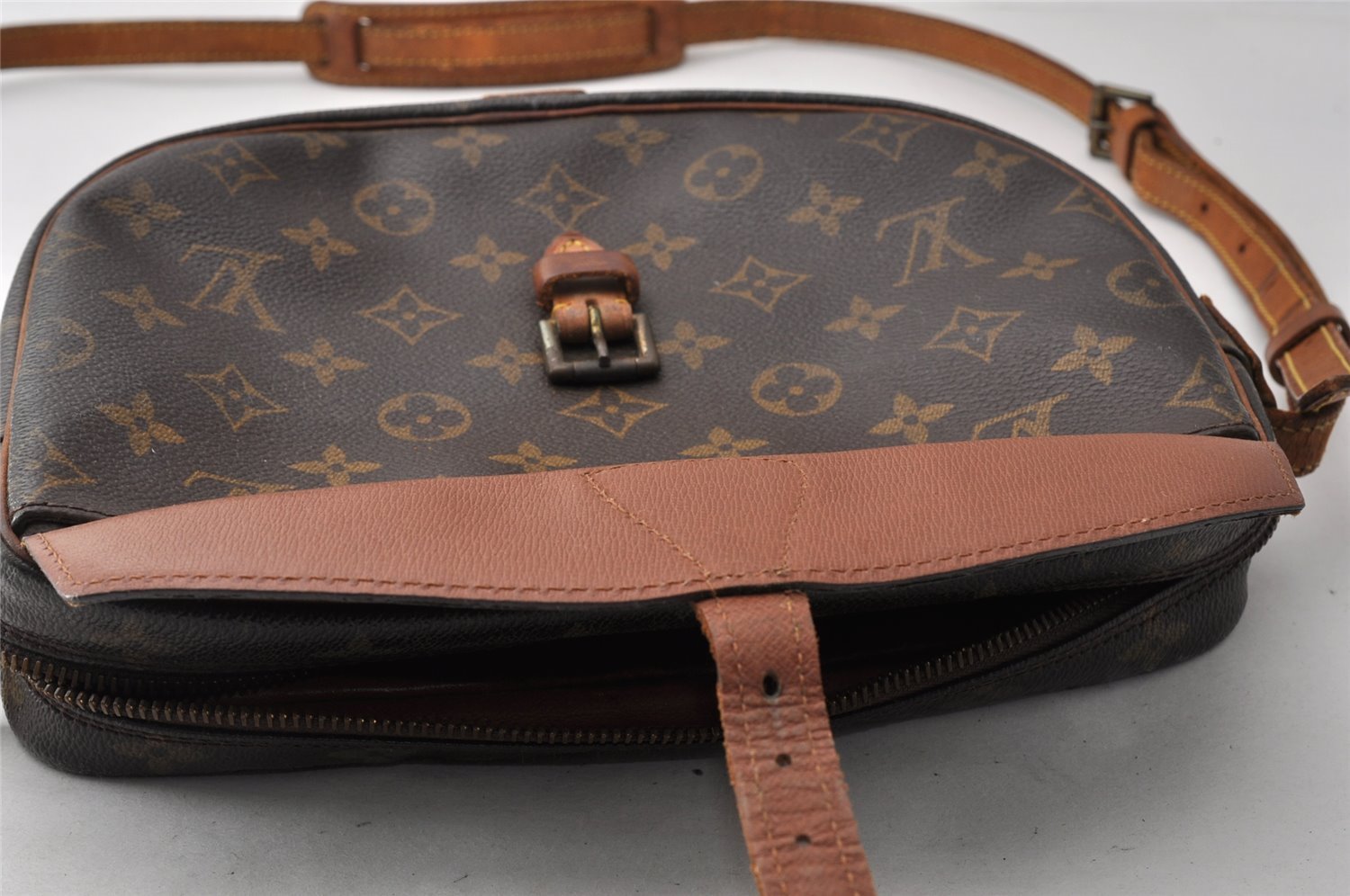 Authentic Louis Vuitton Monogram Jeune Fille MM M51226 Shoulder Cross Bag 9790I