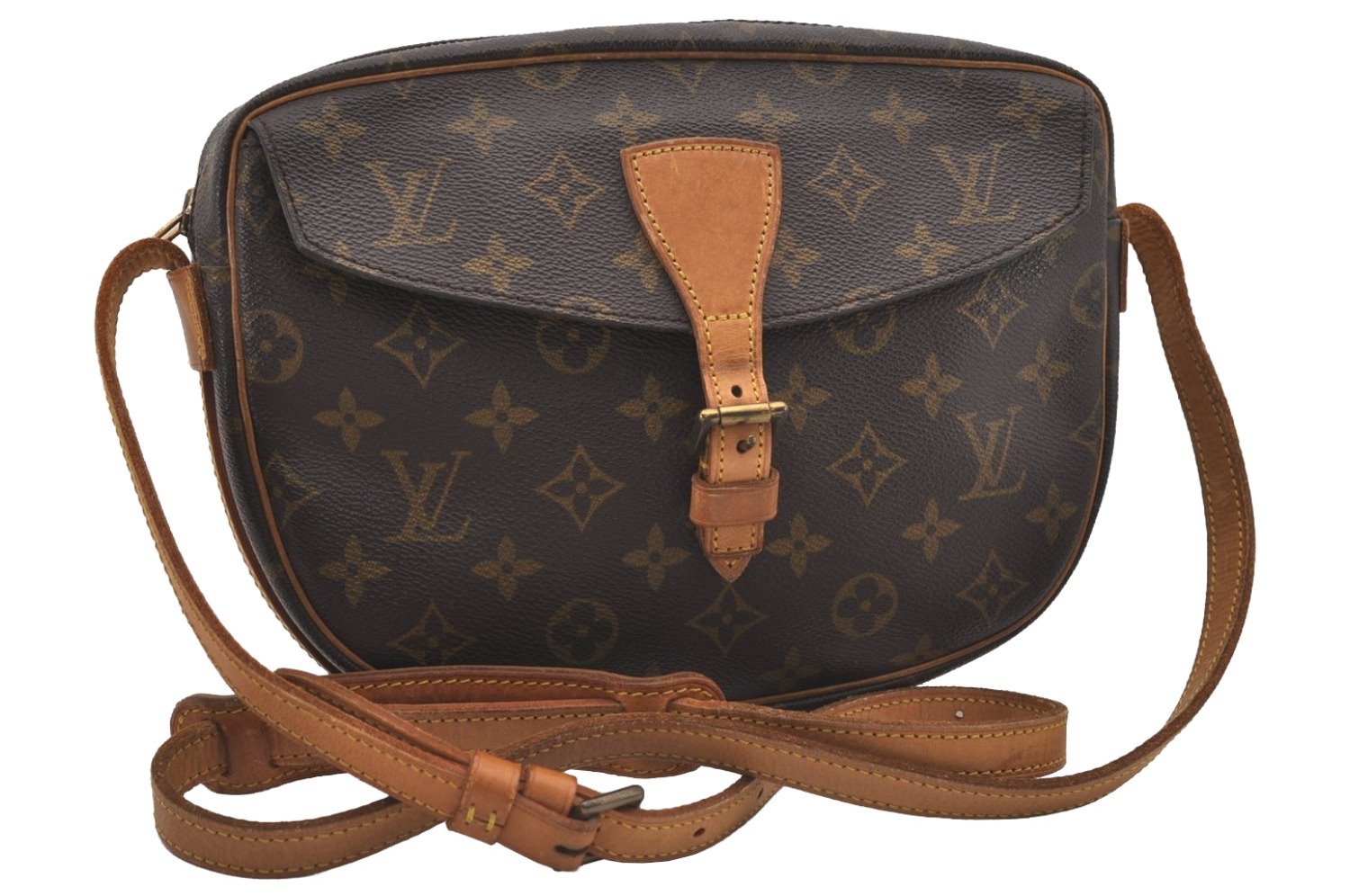 Authentic Louis Vuitton Monogram Jeune Fille MM M51226 Shoulder Cross Bag 9791I