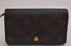 Auth Louis Vuitton Monogram Porte Monnaie Billets Tresor Wallet M61730 LV 9791J