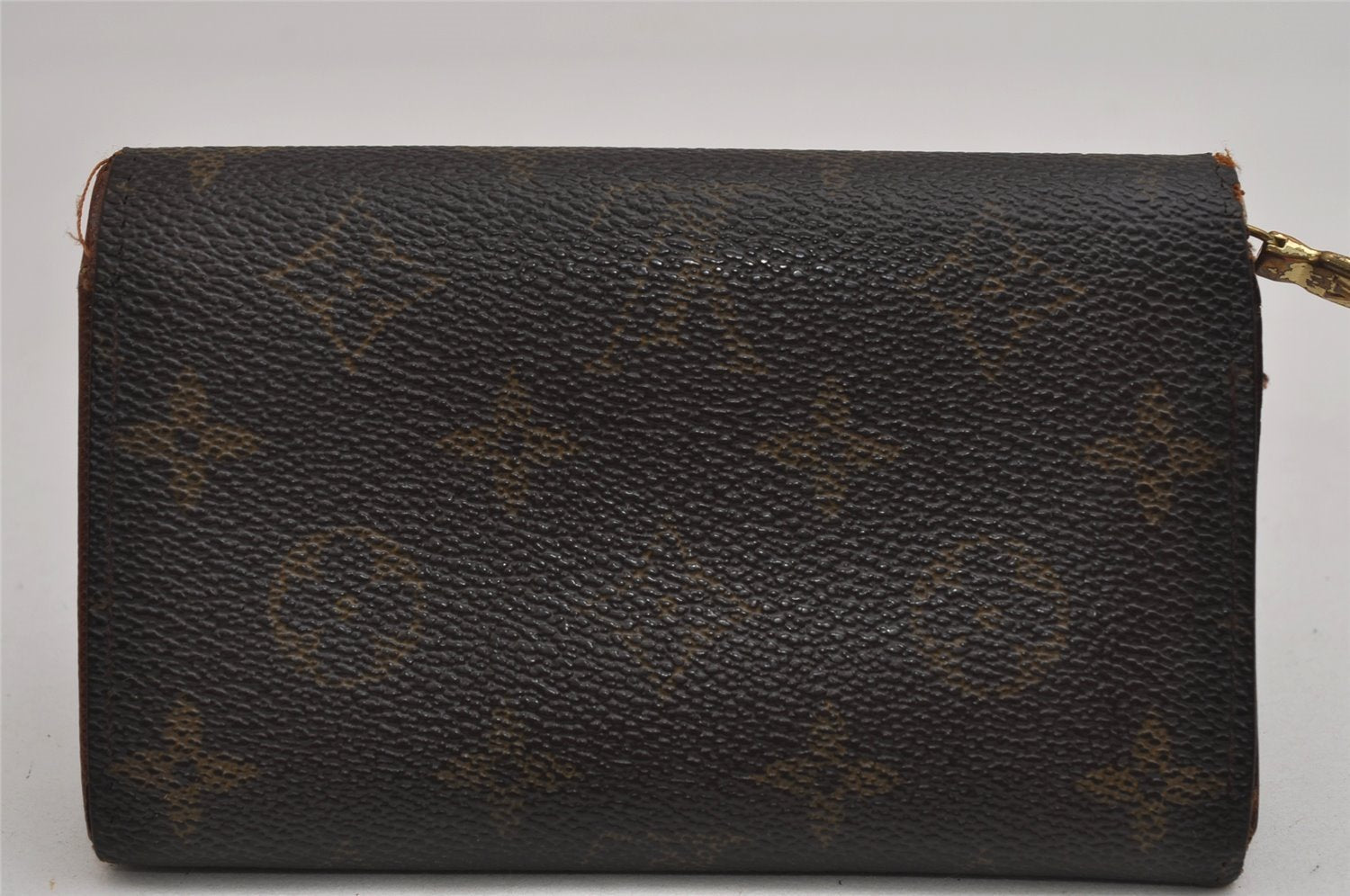 Auth Louis Vuitton Monogram Porte Monnaie Billets Tresor Wallet M61730 LV 9791J